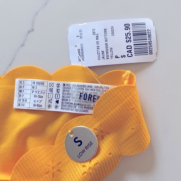 Forever 21 Jaune Swimwear Bottoms - Picture 5 of 6